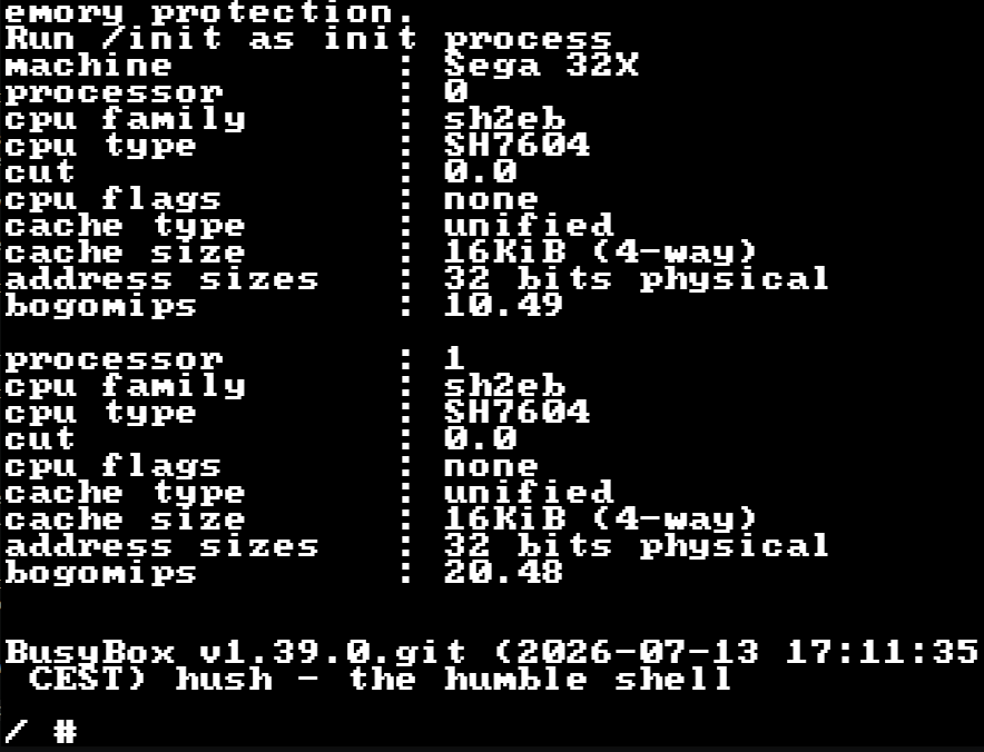 Linux on 32X